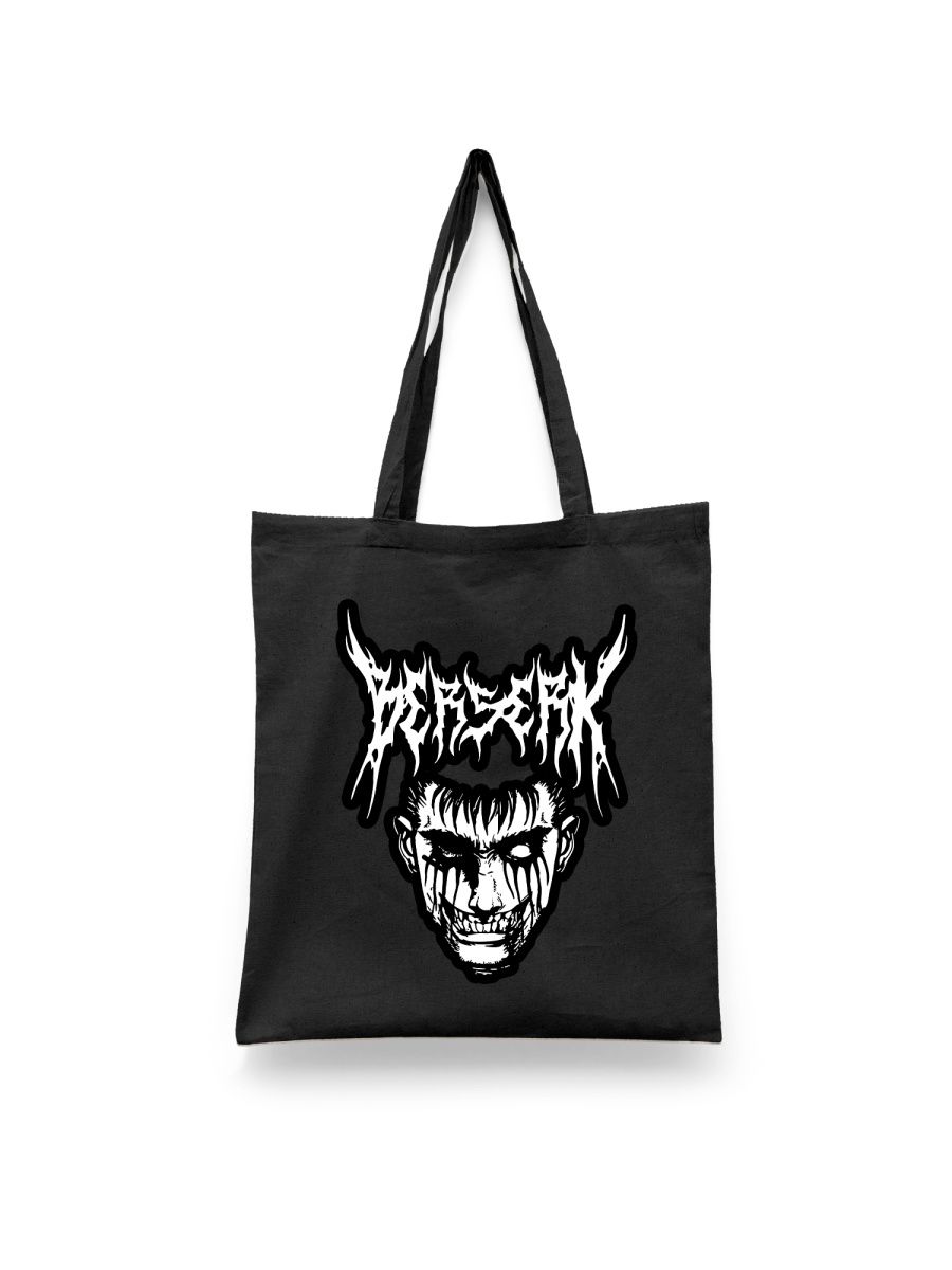 

Шоппер унисекс Каждому Своё Аниме/Берсерк/Berserk ANBR7, черный, Аниме/Берсерк/Berserk ANBR7