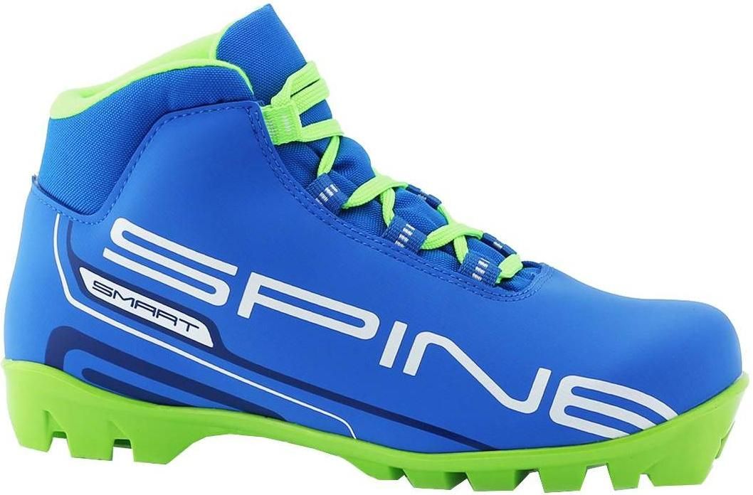 фото Лыжные ботинки spine nnn smart (357/2) (синий/зеленый) (27)