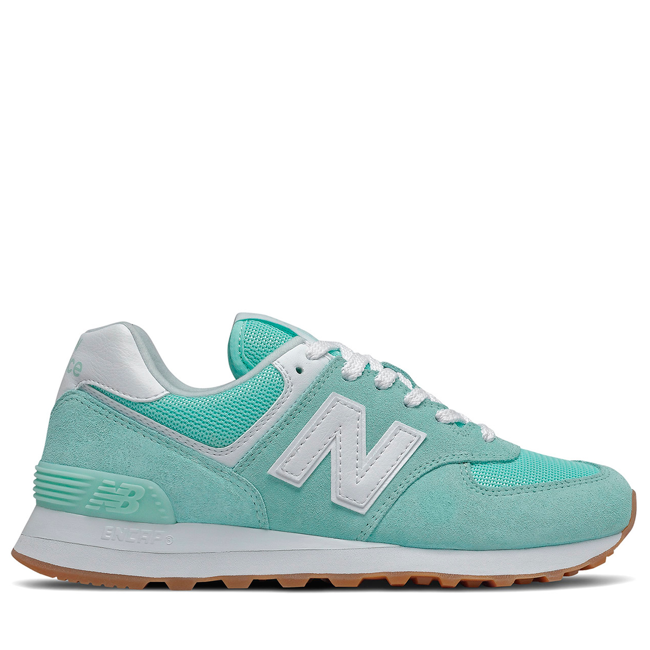 

Кроссовки женские New Balance 574 бирюзовые 36.5 EU, Бирюзовый, 574