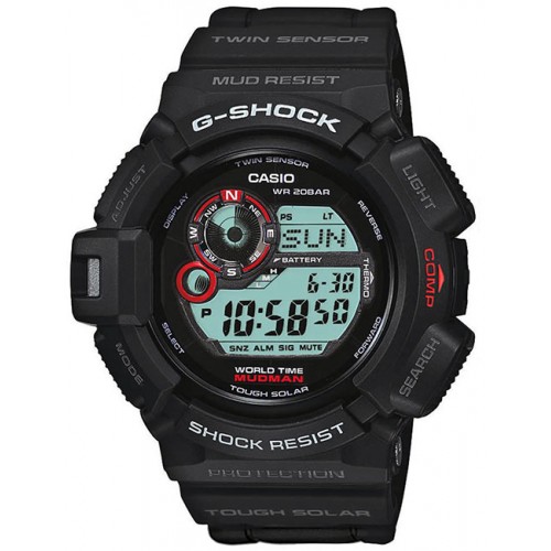 

Наручные часы мужские Casio G-9300-1D черные, G-9300-1D