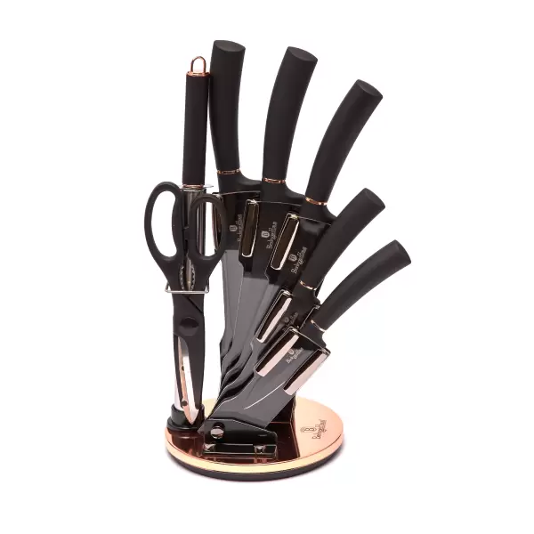 

Набор ножей Berlinger Haus Black Silver collection на подставке 8 предметов, 90561674