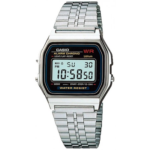 

Наручные часы мужские Casio A-159WA-N1D серебристые, A-159WA-N1D