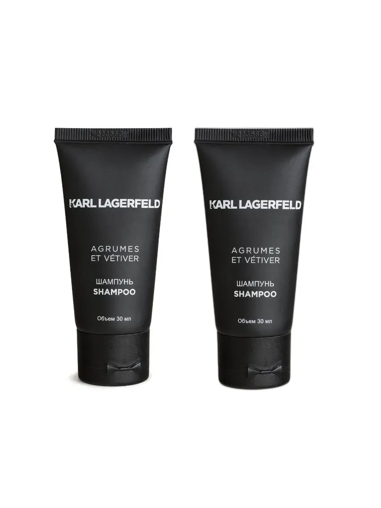 фото Шампунь karl lagerfeld agrumes et vetive 2 шт.по 30мл.
