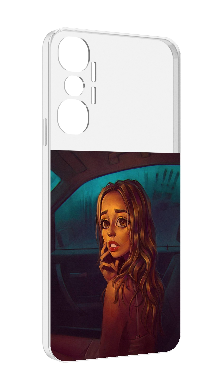 

Чехол MyPads пуп-невесты женский для Infinix Hot 20 4G, Прозрачный, Tocco