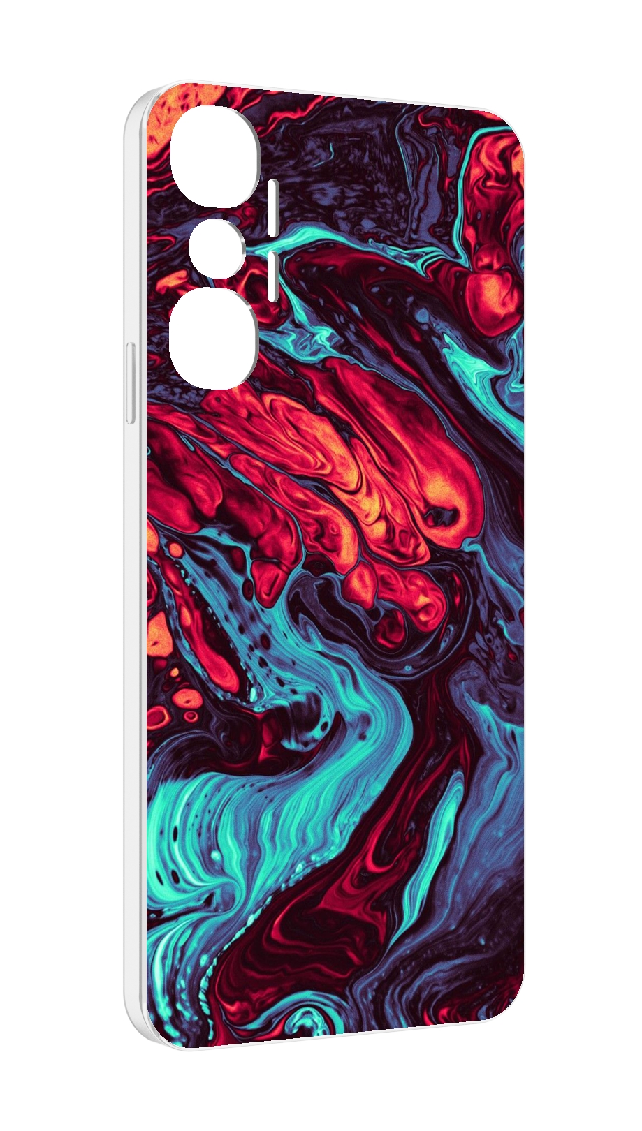 

Чехол MyPads разбавленная краска для Infinix Hot 20 4G, Прозрачный, Tocco