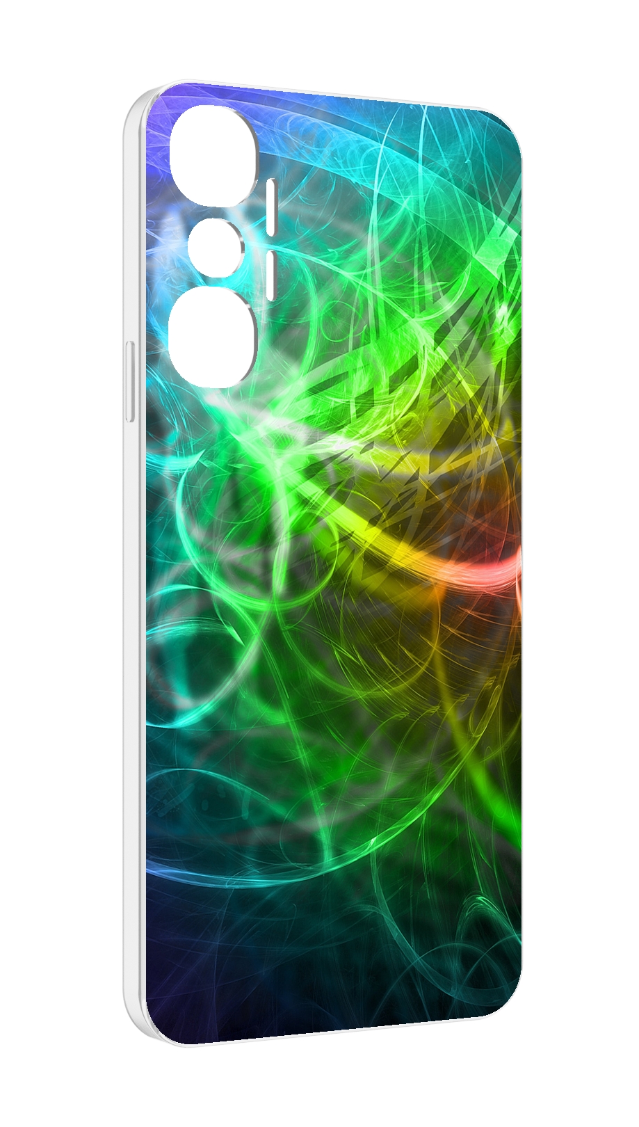 

Чехол MyPads разноцветная-абстракция-линиями для Infinix Hot 20 4G, Прозрачный, Tocco