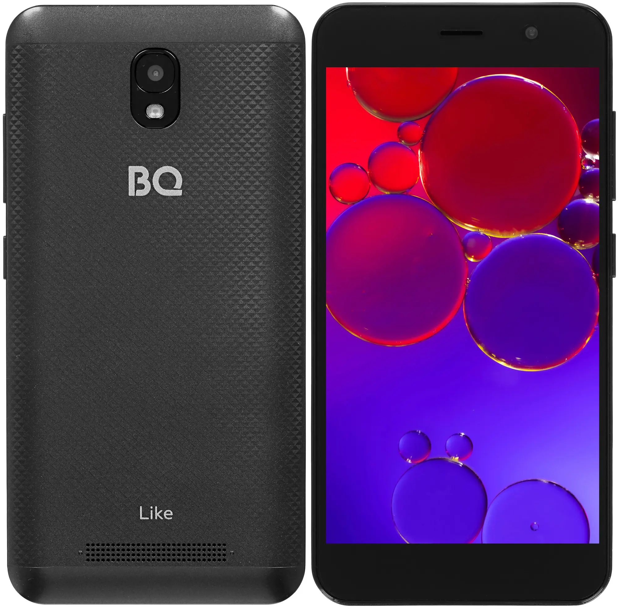 

Смартфон BQ S-5047L Like, 5", TFT, 1Гб, 8Гб, 2 Мп, 2000 мАч, черный