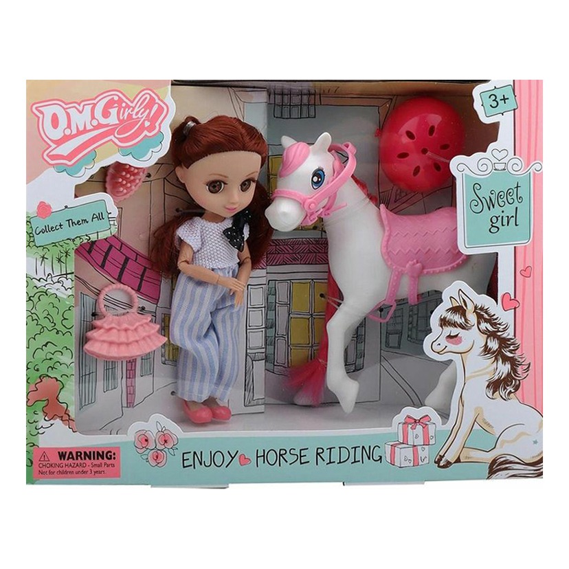 

Кукла с лошадкой Qunxing Toys в ассортименте