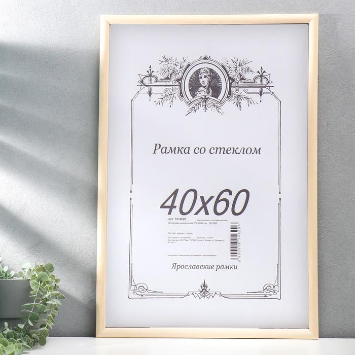 

Фоторамка некрашеная 2/3 40х60 см