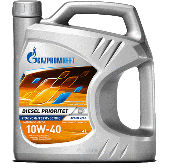 Моторное масло Gazpromneft Diesel Prioritet 10W40 4л