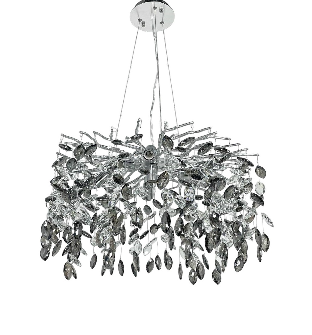 

Люстра подвесная LVK 1013-800 SL D80H40-100 15хЕ14х60W, LVK 1013-800 SL