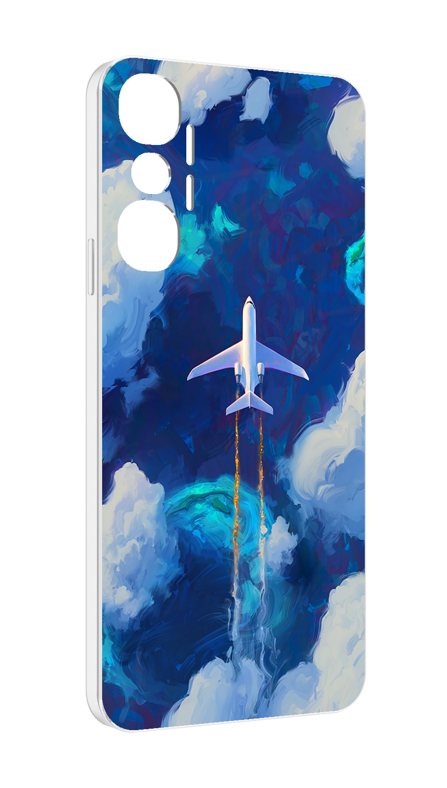 

Чехол MyPads самолет-в-небе-рисунок для Infinix Hot 20 4G, Прозрачный, Tocco