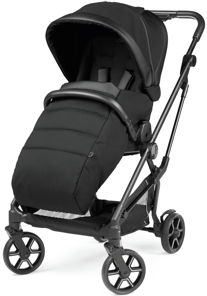 фото Прогулочная коляска peg perego vivace licorice, черный peg-perego