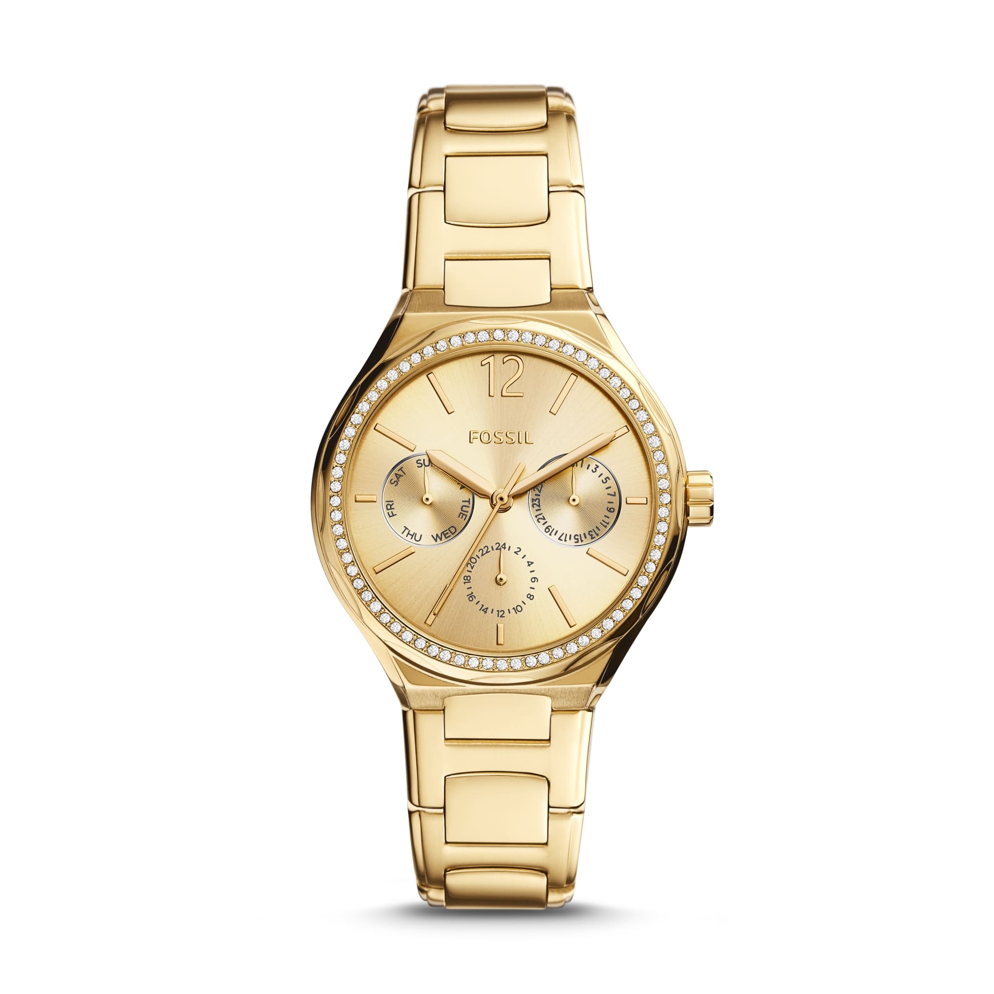 

Наручные часы женские Fossil BQ3722 золотистые, BQ3722