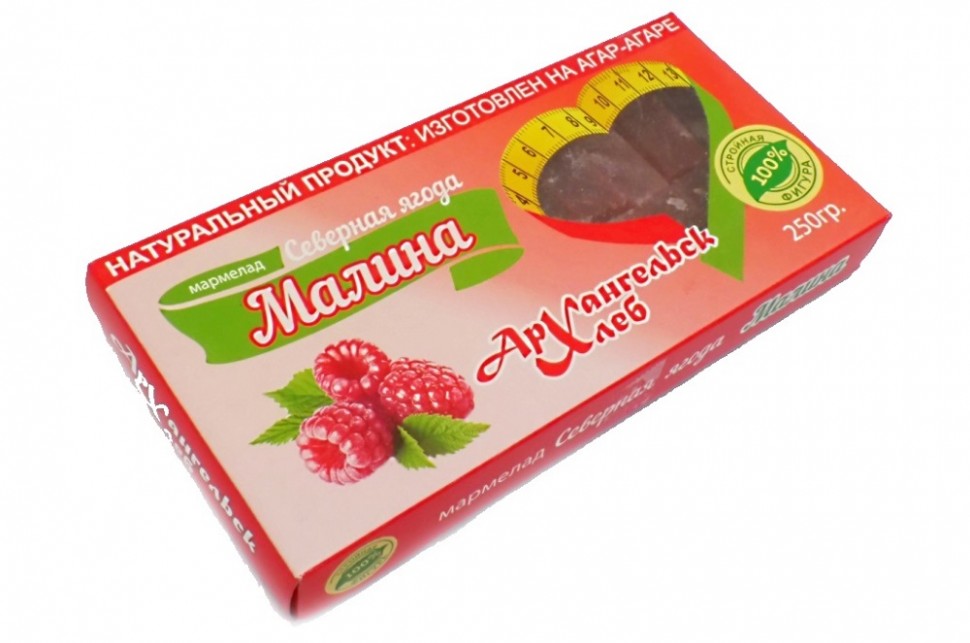 Мармелад с северной ягодой малина 250 г.