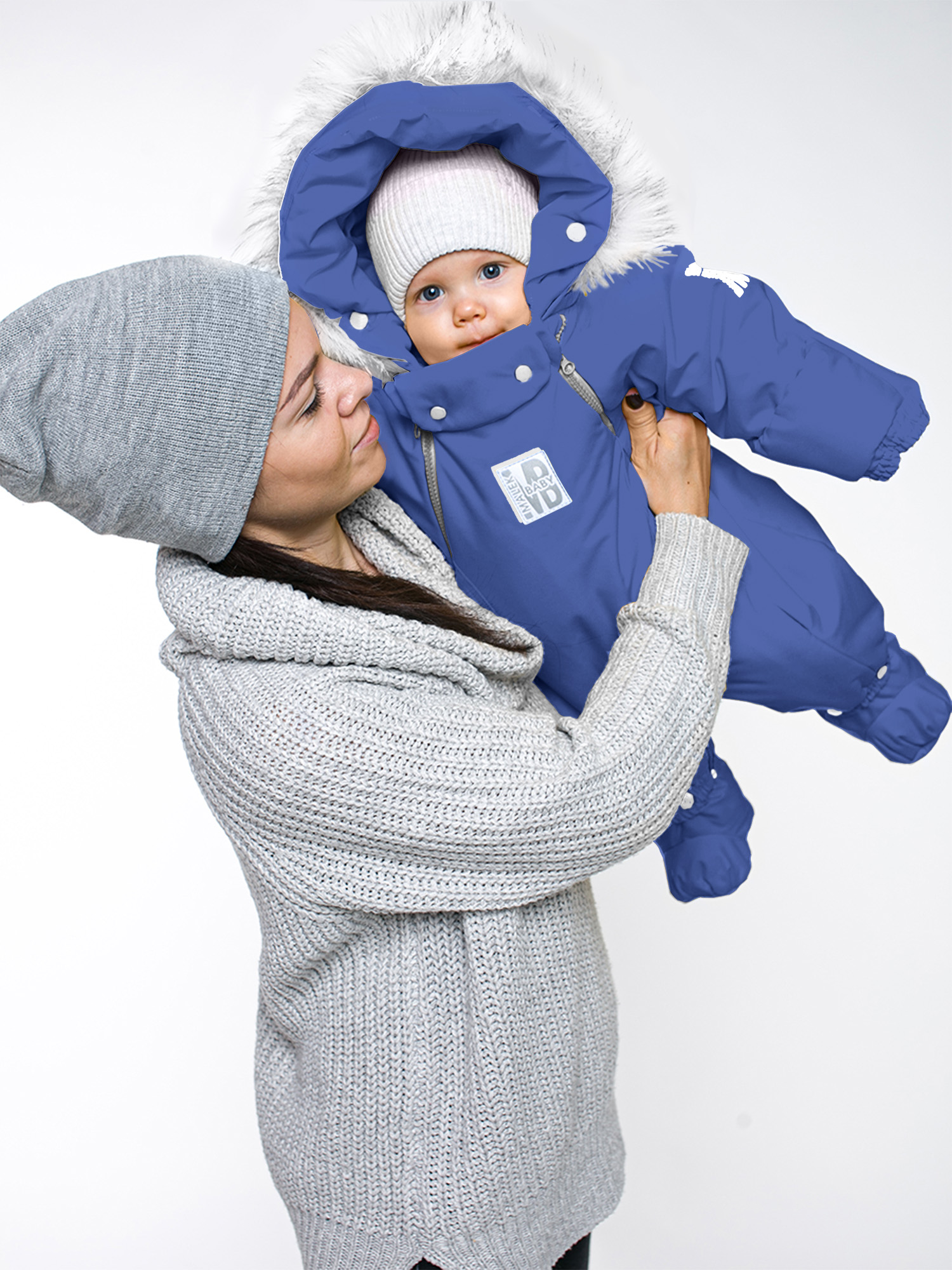 

Комбинезон-конверт MaLek BaBy 163ШМ/2, василек, 80, Синий, 163ШМ/2