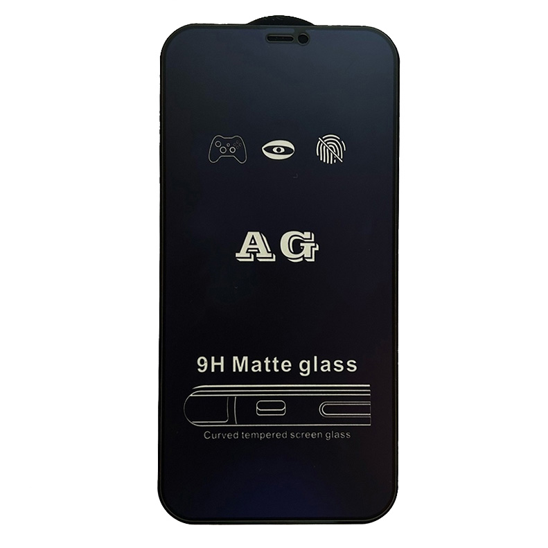 

Защитное стекло X-Case на iPhone 12 Pro Max (6.7), Anti-blue ray матовый черный