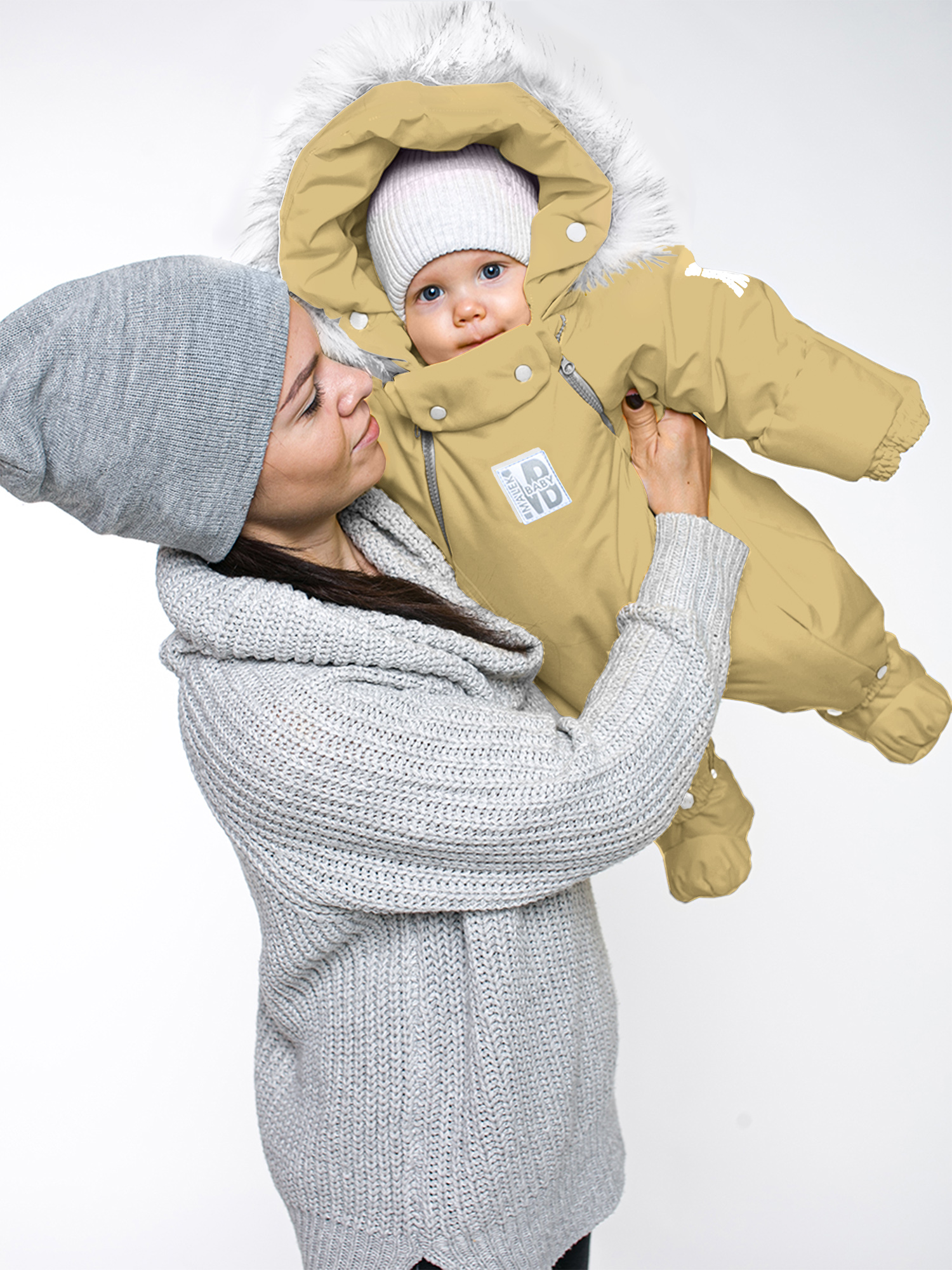 

Комбинезон-конверт MaLek BaBy 163ШМ/2, горчичный, 80, 163ШМ/2