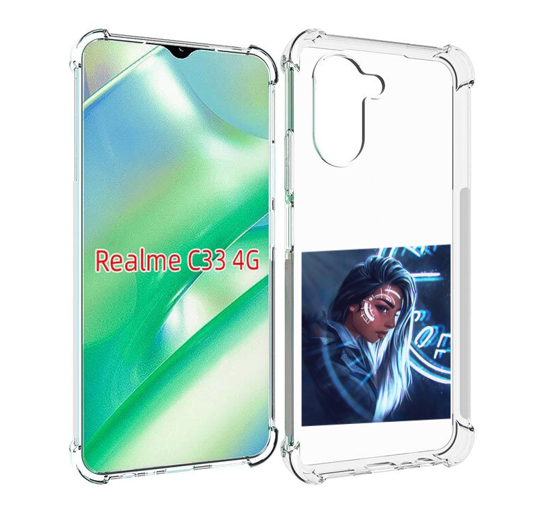 

Чехол MyPads девушка-из-антарктиды женский для Realme C33 4G, Прозрачный, Tocco