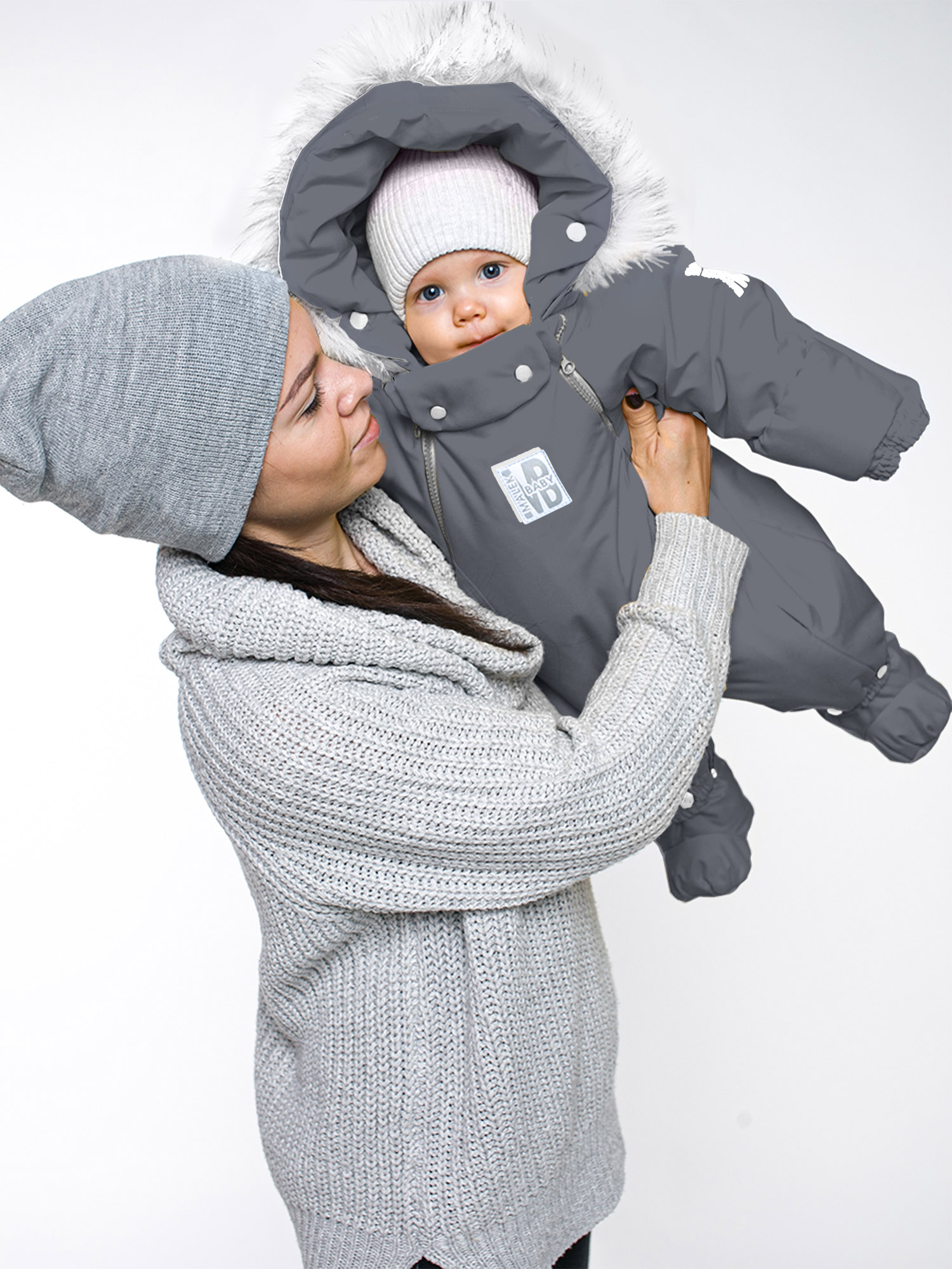 

Комбинезон-конверт MaLek BaBy 163ШМ/2, графит, 74, 163ШМ/2