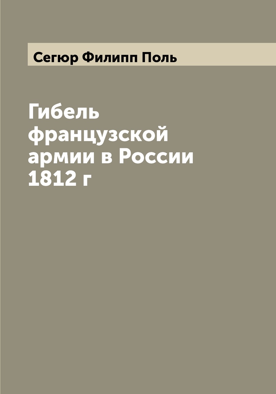 

Книга Гибель французской армии в России 1812 г