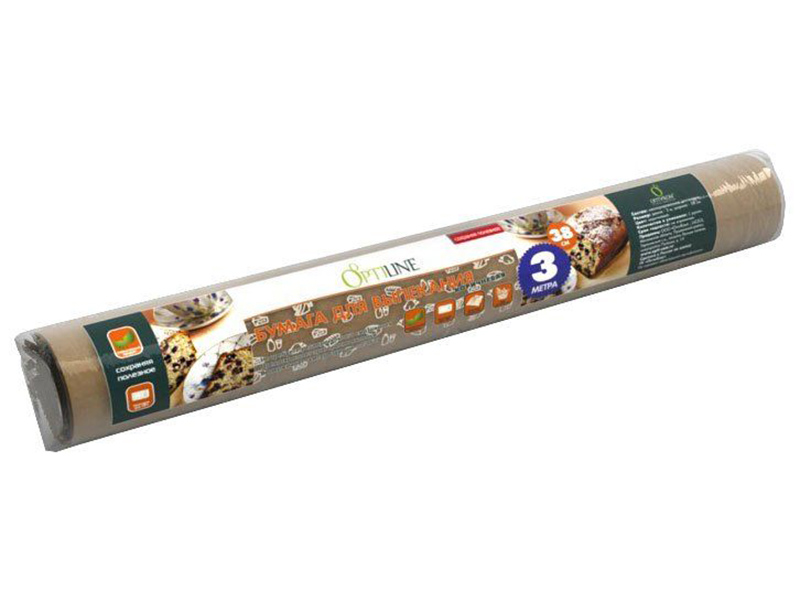 

Бумага для выпечки OptiLine 38cm x 3m 22-6043, 22-6043