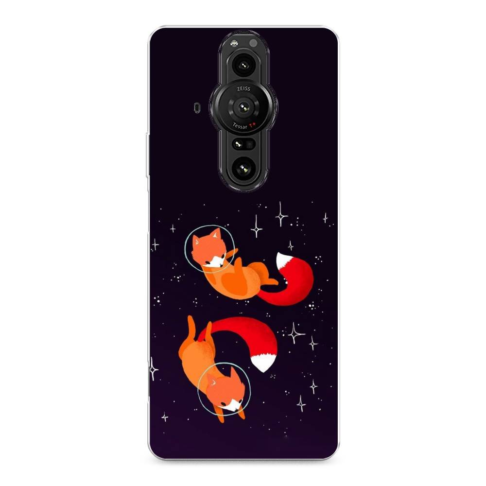 

Чехол Awog на Sony Xperia Pro-I "Лисы космонавты", Разноцветный, 55050-4