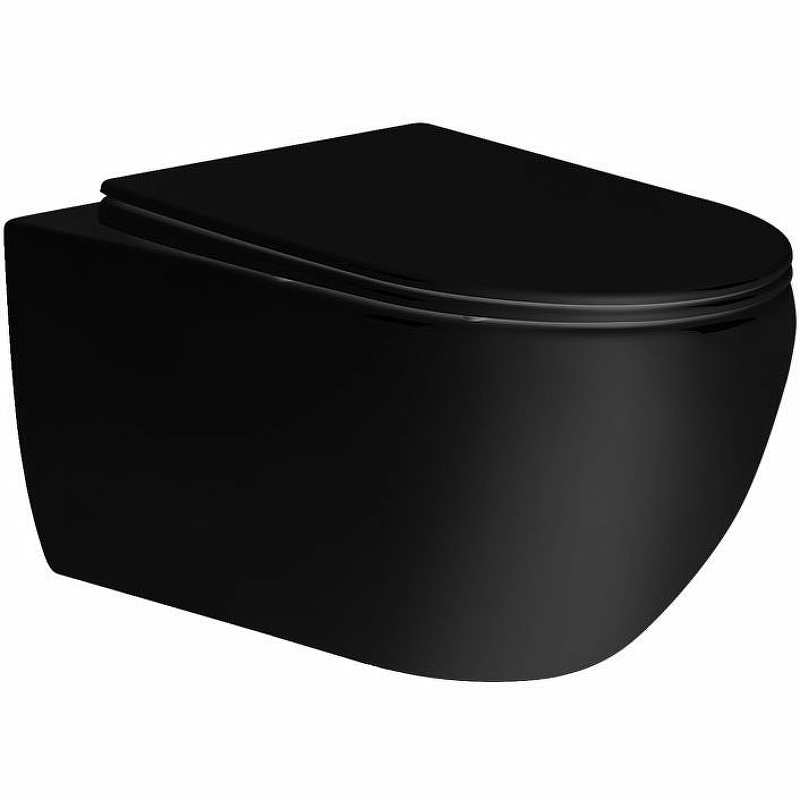 

Унитаз подвесной Vincea Evo VT1-34MB крышка-сиденье с микролифтом, матовый черный