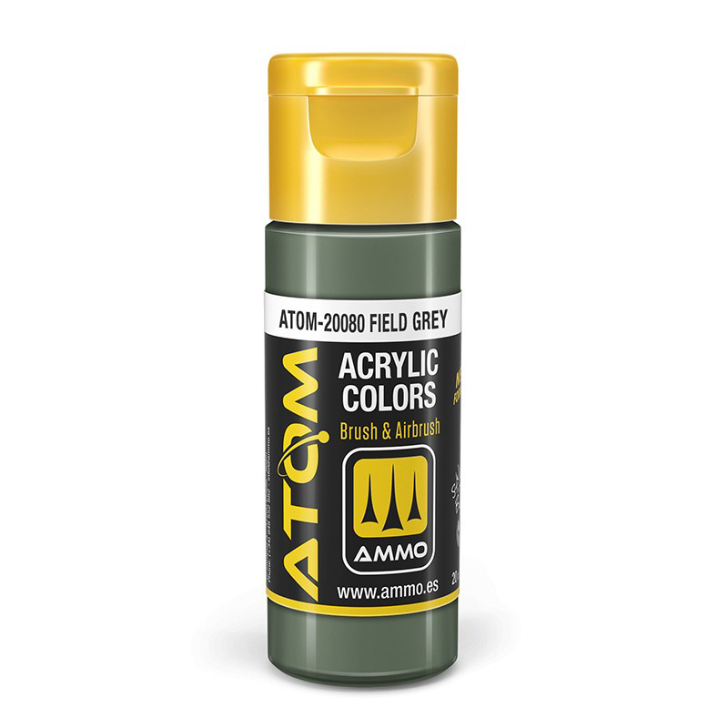 

Акриловая краска Ammo Mig Atom Color Полевой серый Field Grey ATOM20080