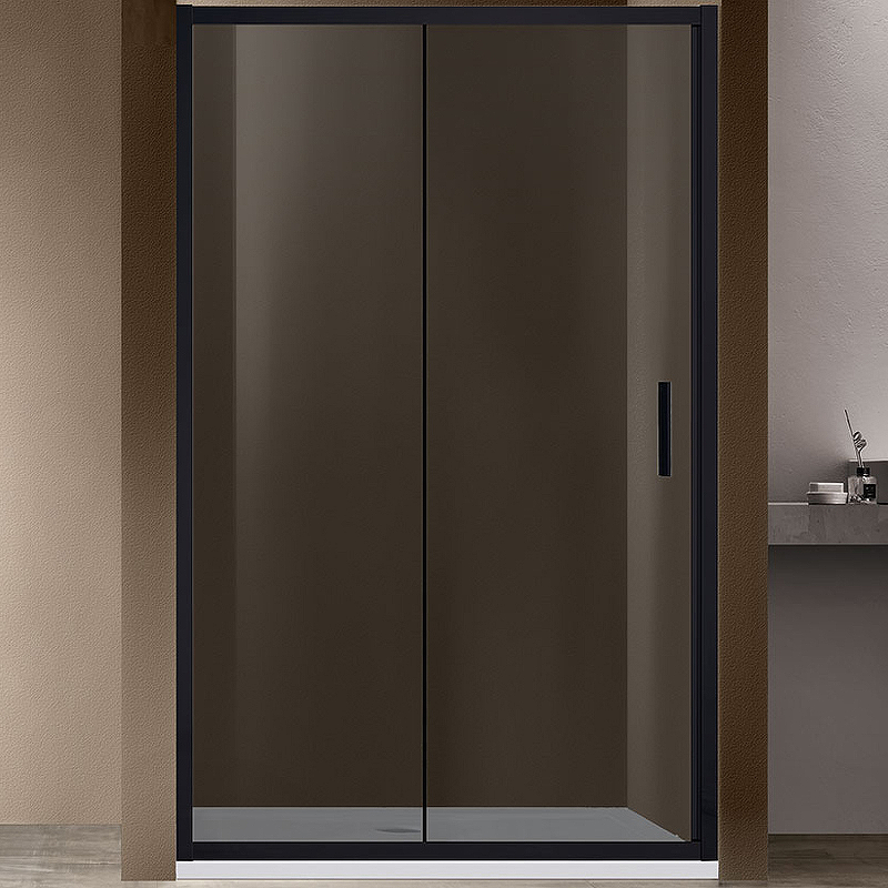 

Vincea Душевая дверь Vincea Garda 120х190 профиль черный, стекло тонированное