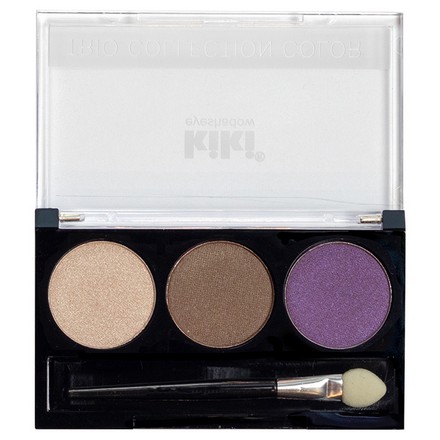 Тени для век Kiki Shadow Trio Collection Color 105, ретро гламур