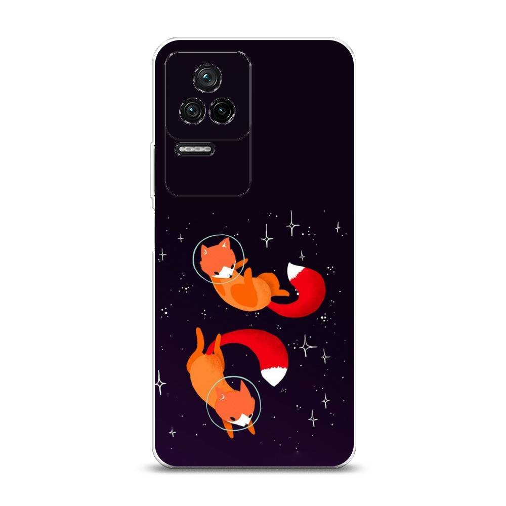 

Чехол Awog на Xiaomi Redmi K40S "Лисы космонавты", Разноцветный, 314650-4