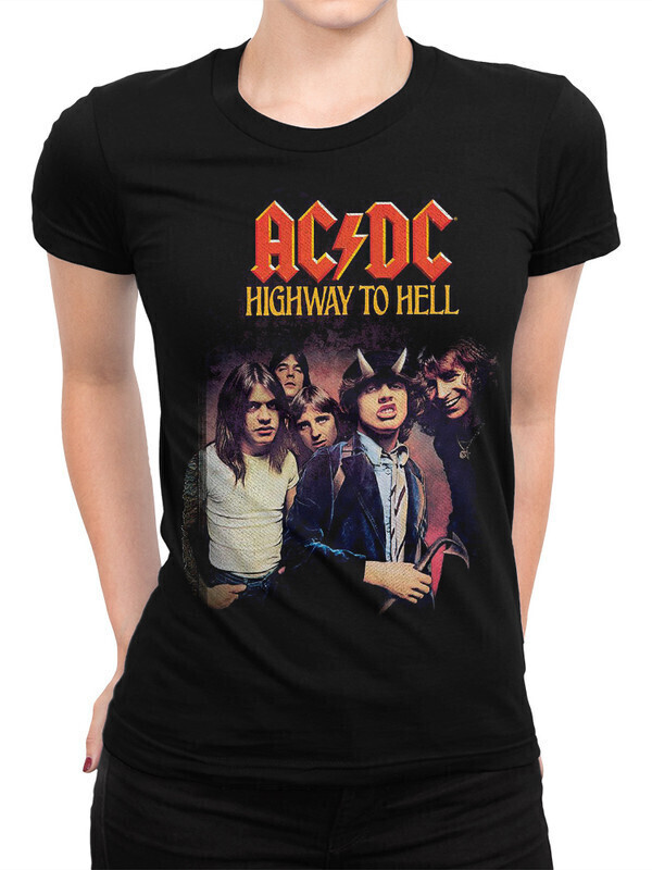 фото Футболка женская dream shirts acdc - ac/dc 50007081 черная 3xl