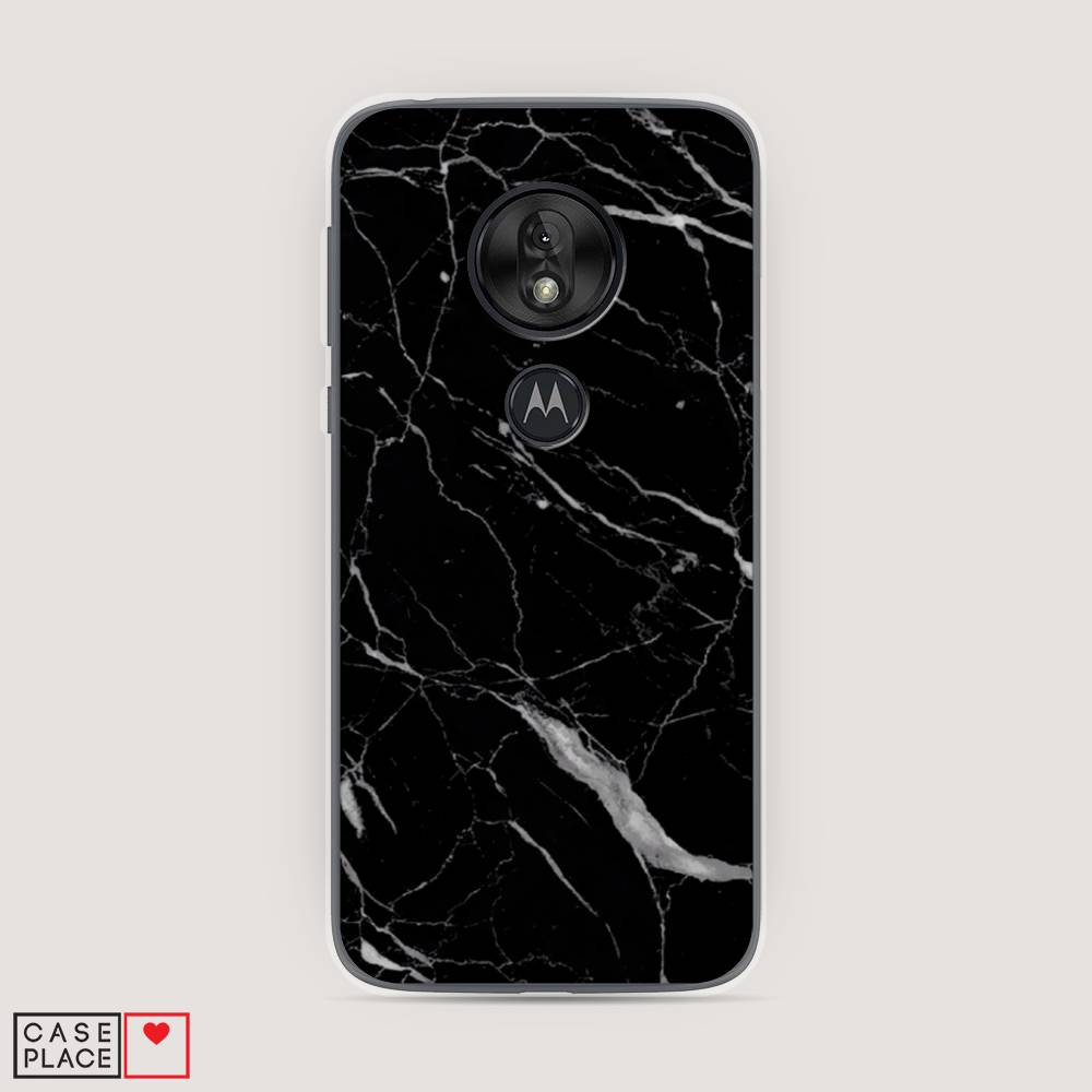 

Чехол Awog на Motorola Moto G7 Play / Моторола Мото G7 Плэй "Черный минерал", 241250-3