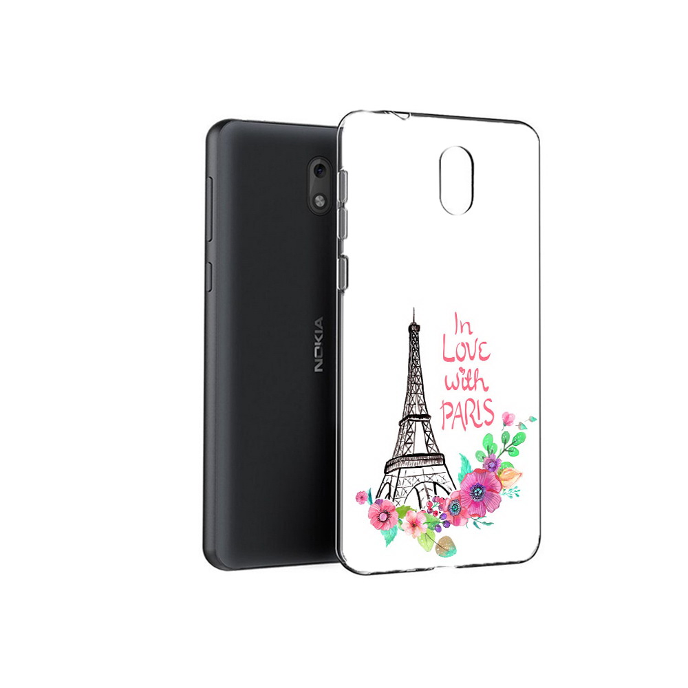 

Чехол MyPads Tocco для Nokia 2.1 любимый париж (PT114269.92.452), Прозрачный, Tocco