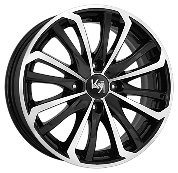 

K&K Рим (КС622) 6,0\R15 4*100 ET38 d67,1 Алмаз черный [14386]