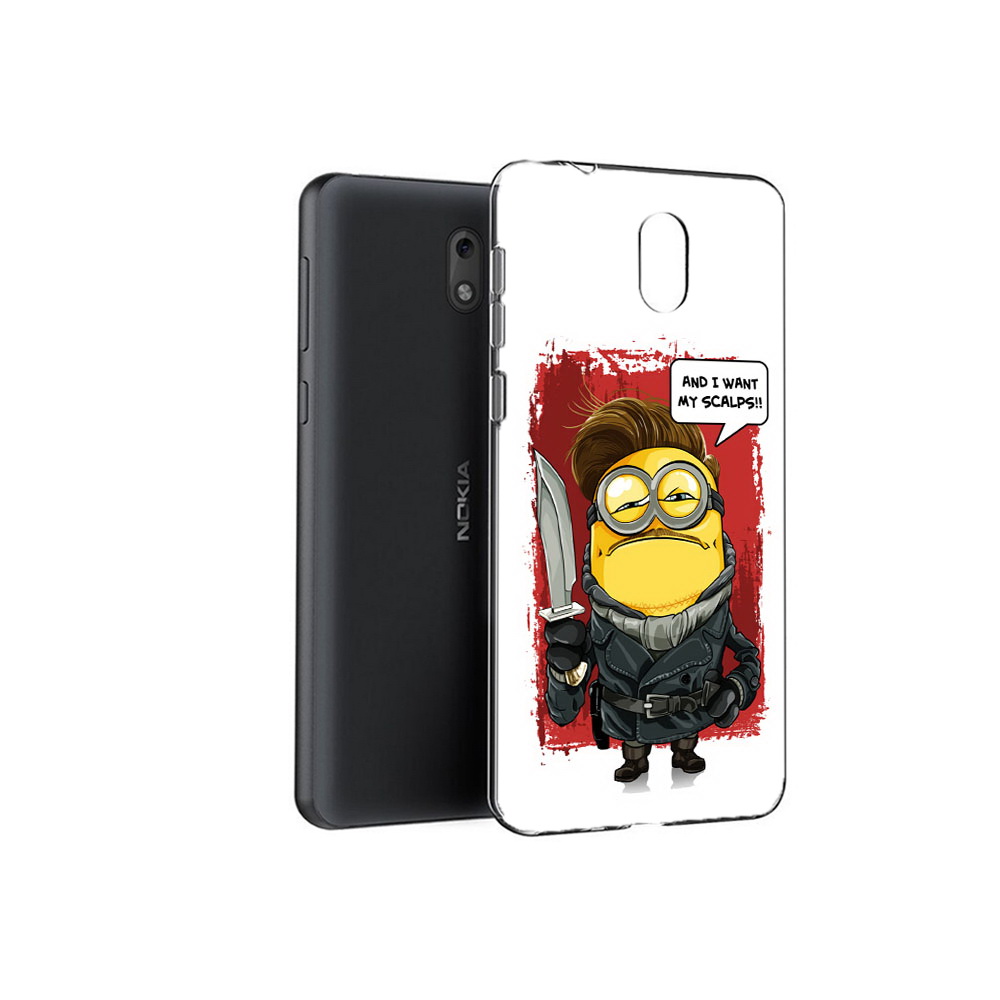 

Чехол MyPads Tocco для Nokia 2.1 миньон убийца (PT114269.92.477), Прозрачный, Tocco