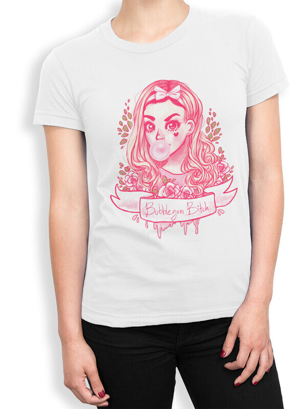 

Футболка женская Dream Shirts Bubblegum Женская 50007151 белая S, Bubblegum Женская 50007151