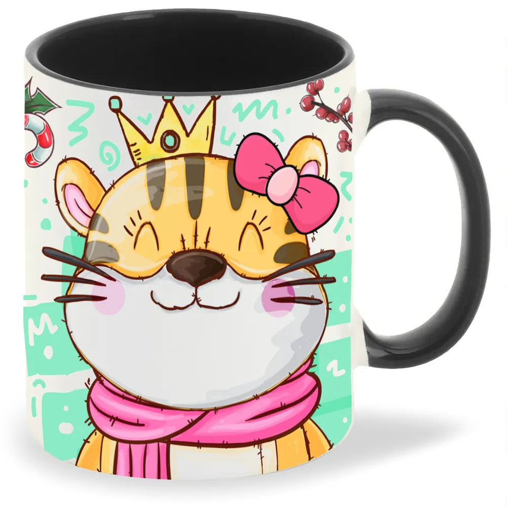 

Кружка CoolPodarok Королева тигрица 2022