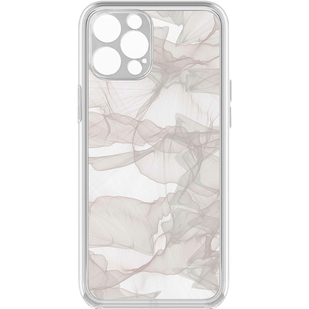 фото Чехол-накладка krutoff clear case абстракт 3 для iphone 12 pro с защитой камеры