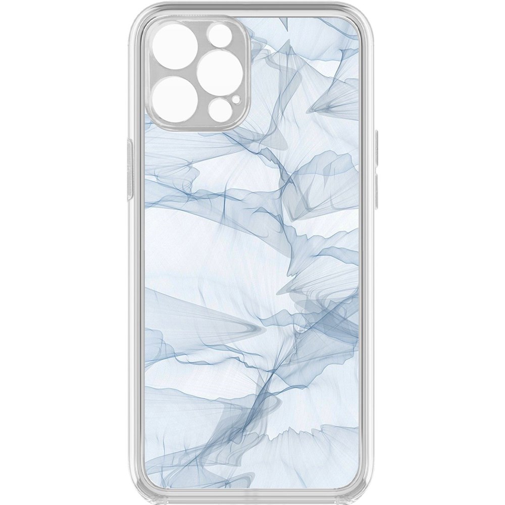 Чехол-накладка Krutoff Clear Case Абстракт 10 для iPhone 12 Pro с защитой камеры