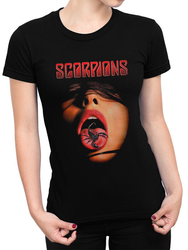 

Футболка женская Dream Shirts Scorpions Женская 50007171 черная 3XL, Scorpions Женская 50007171