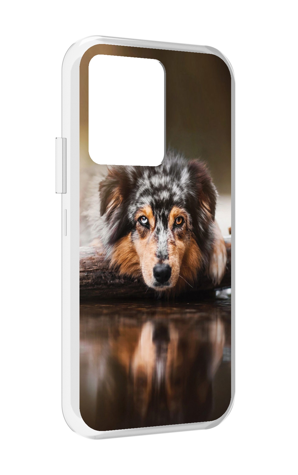 

Чехол MyPads австралииская овчарка для Vivo iQOO 10, Прозрачный, Tocco