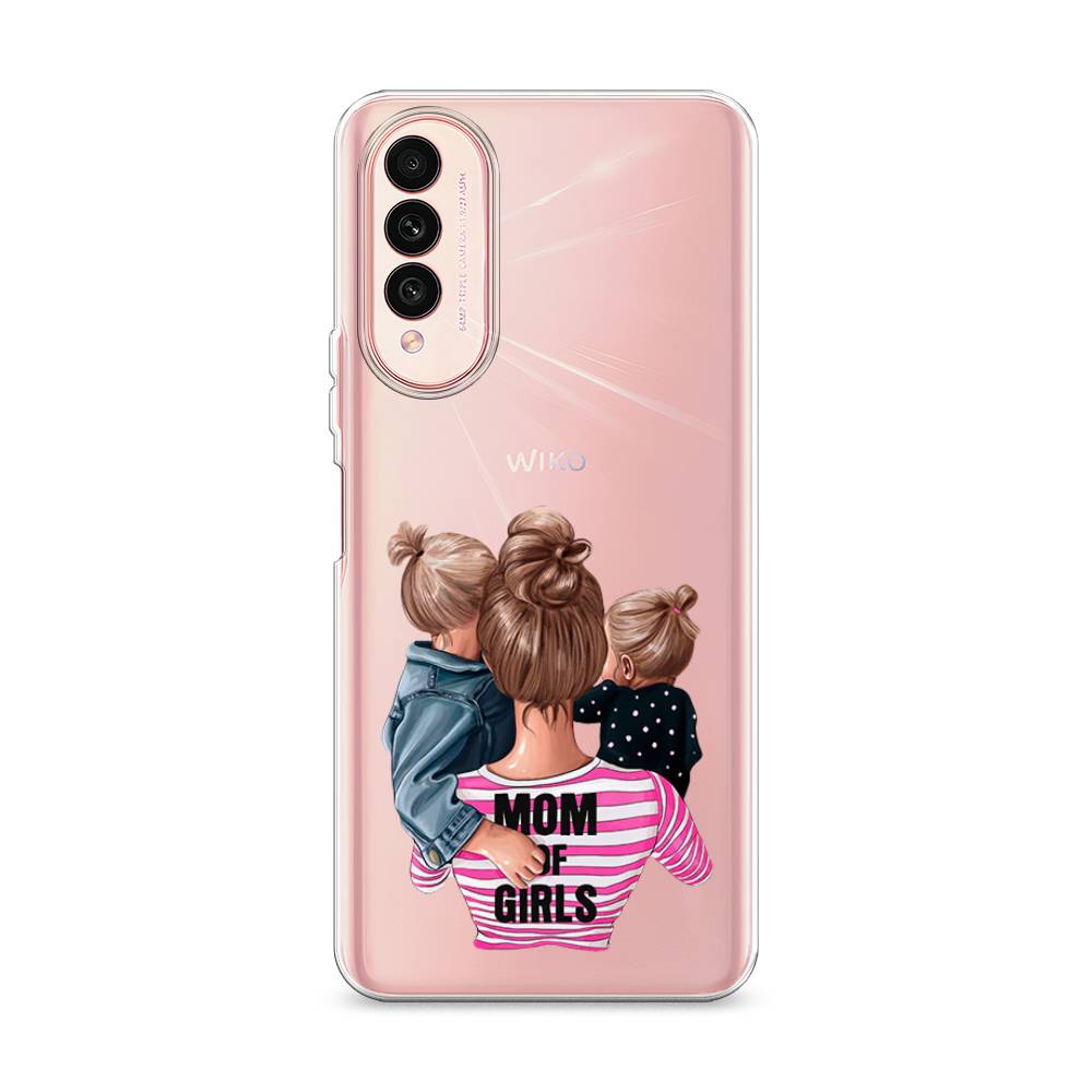 

Чехол Awog на Wiko T50 "Mom of Girls", Разноцветный