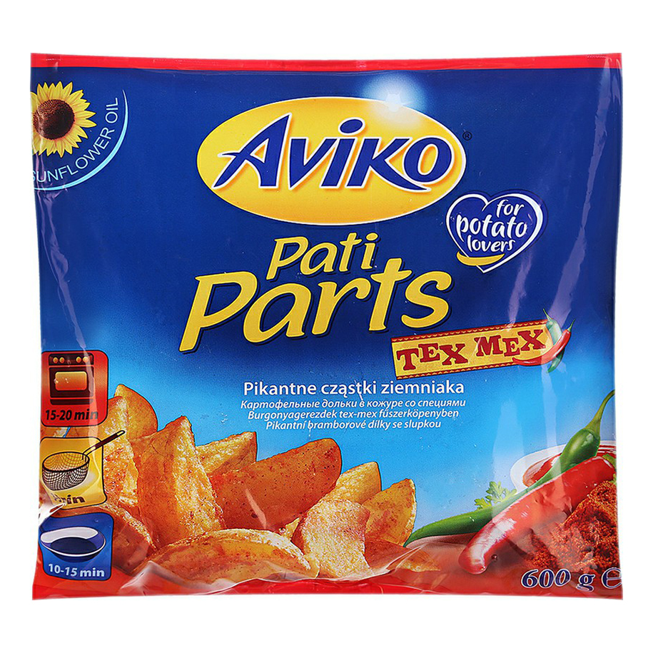 

Картофельные дольки Aviko в кожуре со специями 600 г