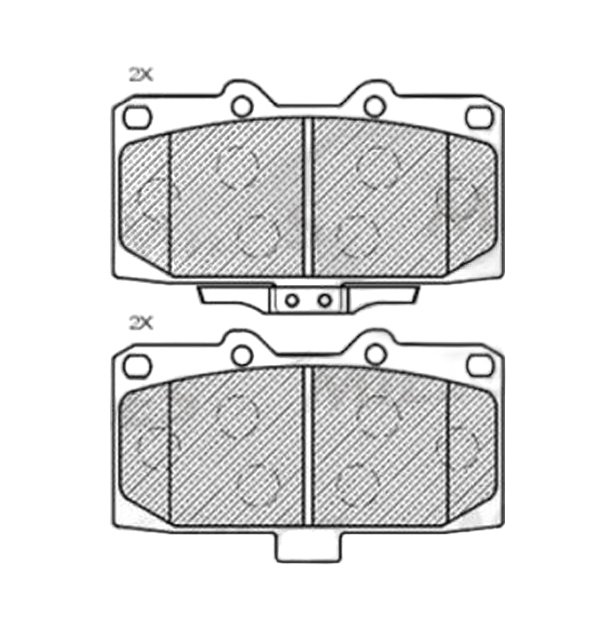 

Колодки тормозные SUBARU FORESTER 2.0 98-02/IMPREZA 2.0 94- передн. SemiMetallic Miles E10