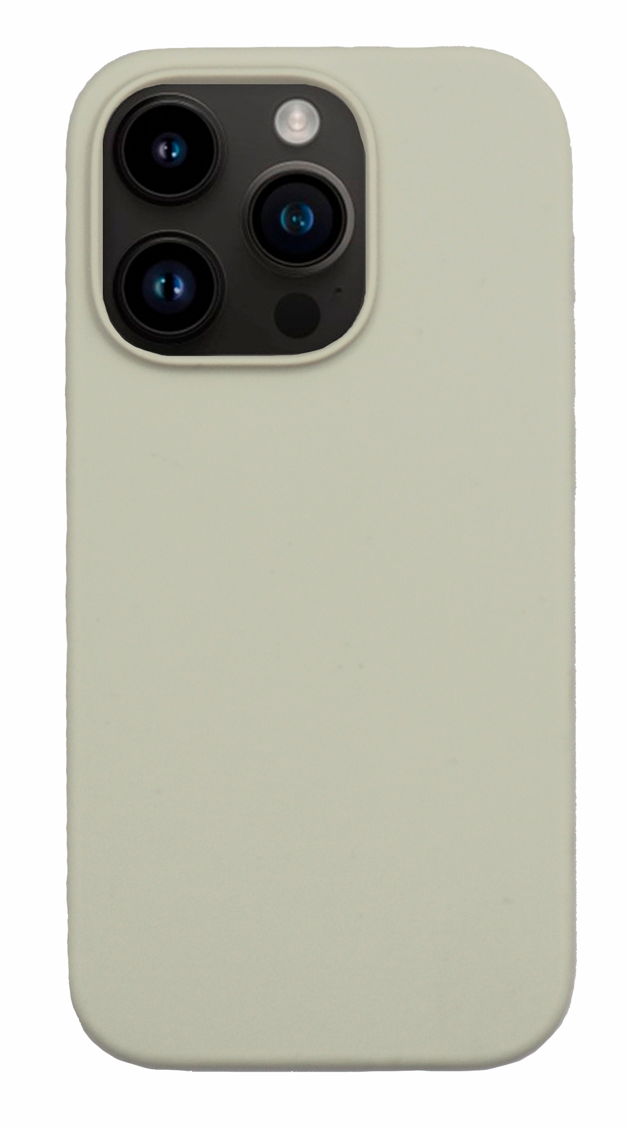 

Чехол-накладка для iPhone 14 Pro, Silicon Case, без лого, слоновая кость, Бежевый
