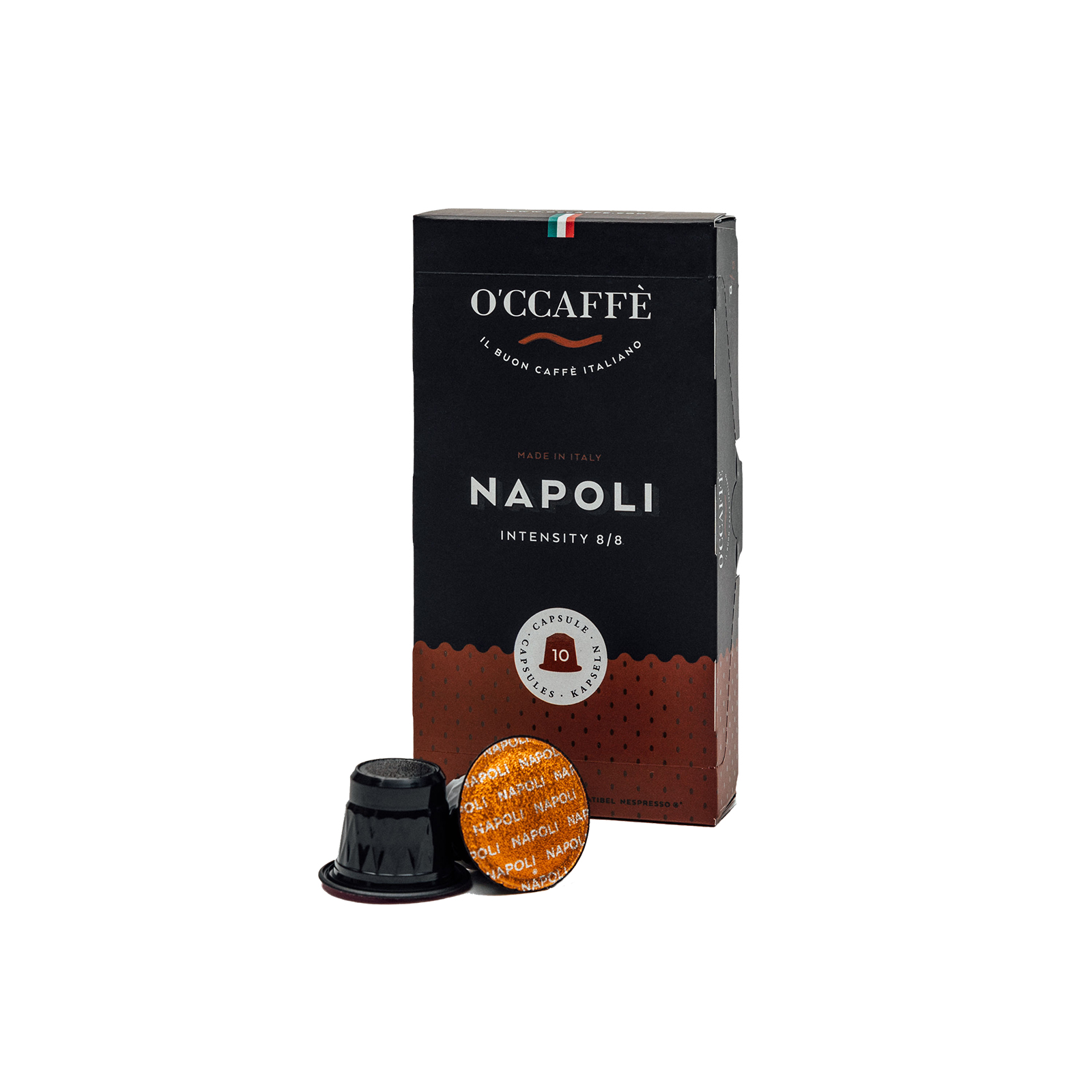 Nespresso капсулы O'CCAFFE Napoli, молотый, средней обжарки, 10 шт