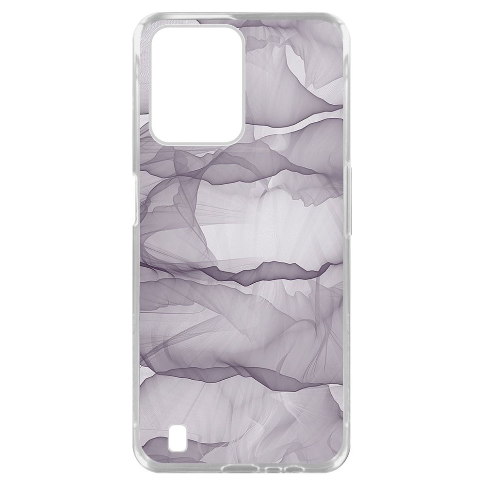 

Чехол-накладка Krutoff Clear Case Абстракт 1 для Realme C31, Прозрачный