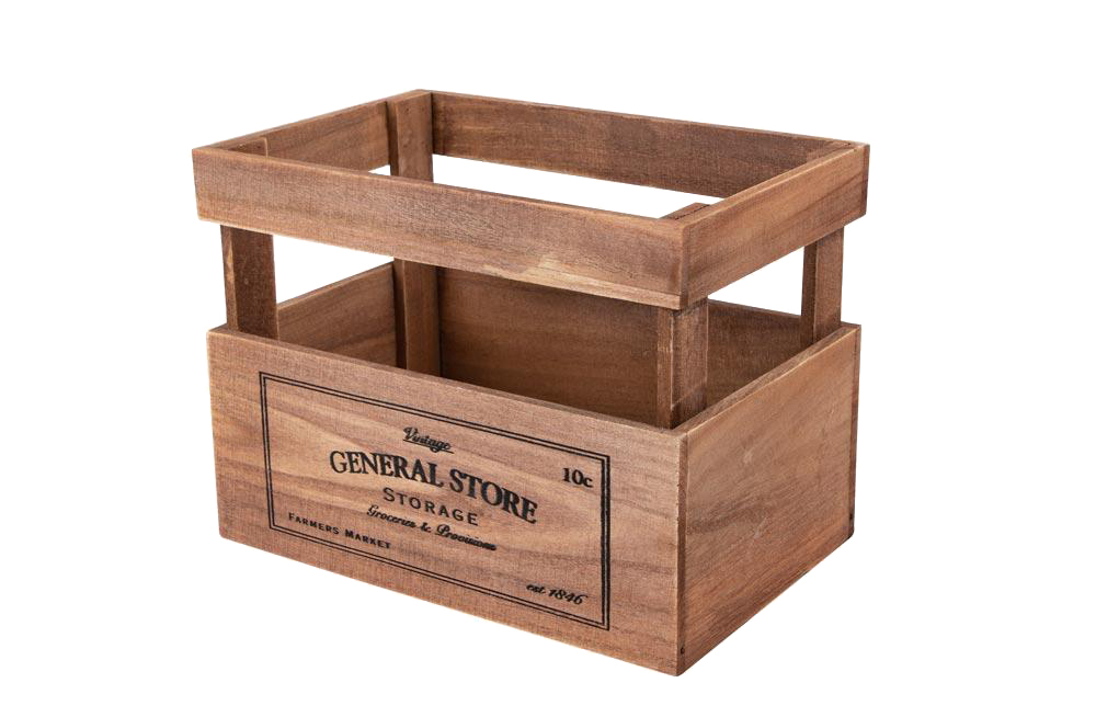 

Коробка для хранения Alandeko General Store M деревянная